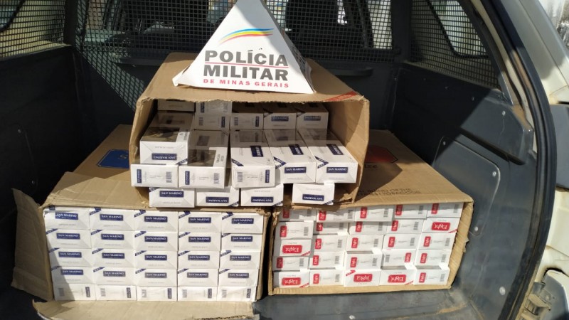 Carga de contrabando é apreendida pela Polícia Militar