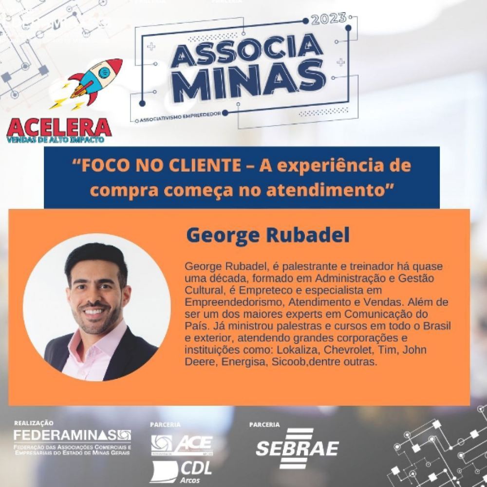 ACE/CDL Arcos realizará o evento “Acelera – Vendas de Alto Impacto”