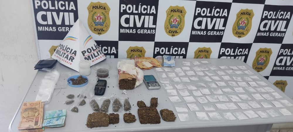 Idoso é preso em flagrante por tráfico de drogas em Pains
