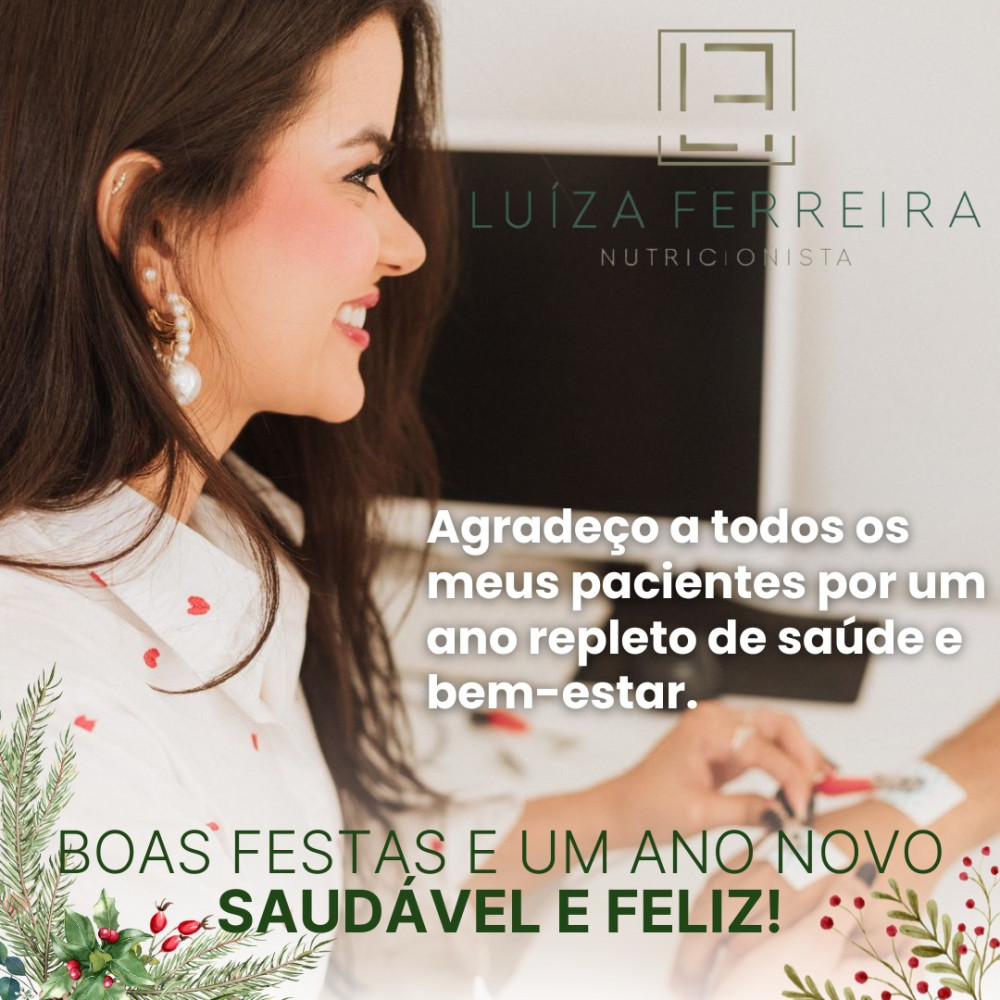 Agradeço a todos os meus pacientes por um ano repleto de saúde e bem-estar