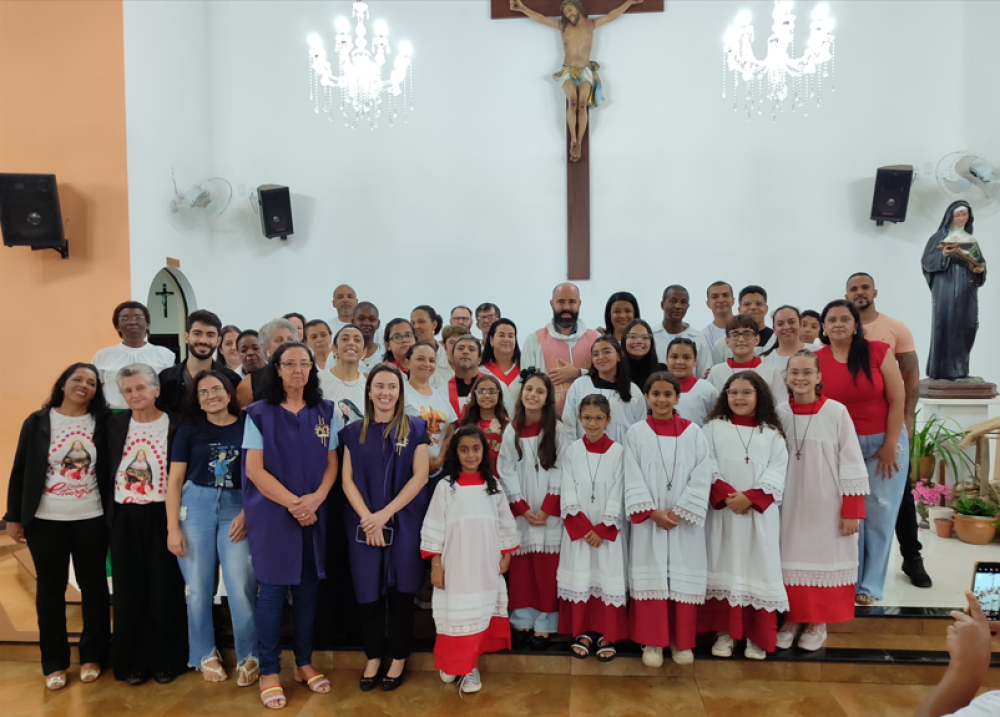 Final de um ciclo cheio de bençãos e uma nova jornada marcam a Paróquia Santa Rita