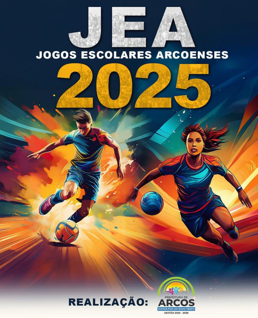 Foi dada a largada para o início dos Jogos Escolares Arcoenses – JEA 2025