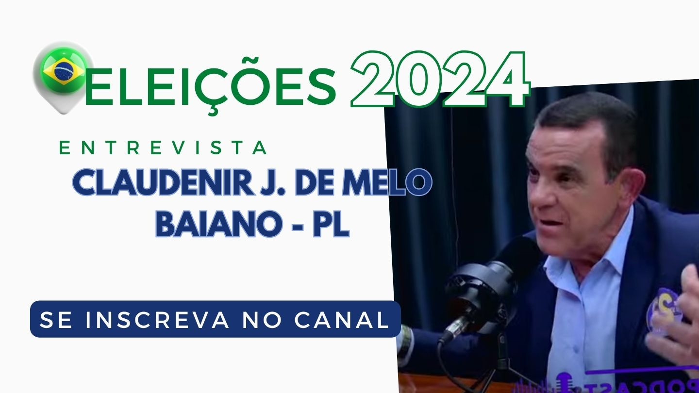 Entrevista Candidato a Prefeito de Arcos Claudenir José de Melo (Baiano) - PL